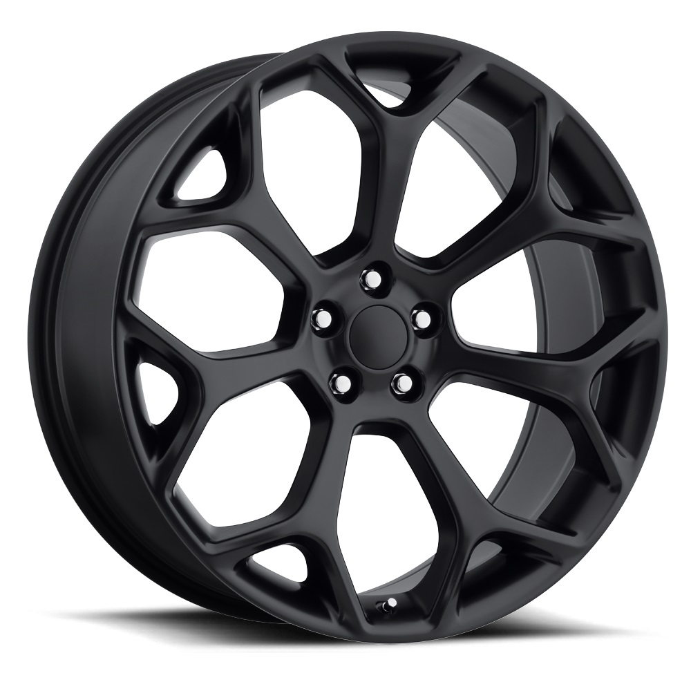 Satin Black Chrysler 300 20 x 9 Wheels 05-up LX Cars, Challenger - Click Image to Close